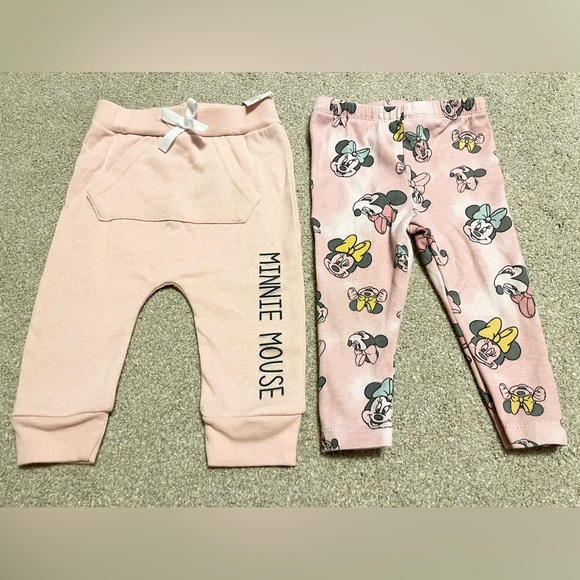 Disney Bottoms Disney Minnie Mouse Bottoms Baby Girl 2 Months Nwt